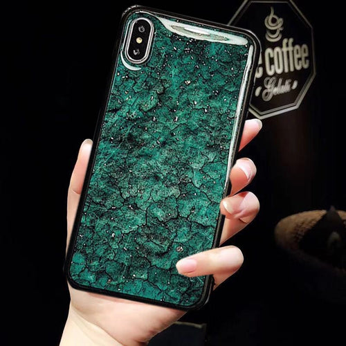 Glitter silicon cover phone case