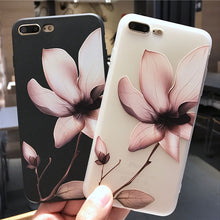 Load image into Gallery viewer, Lotus Flower Case For iPhone 8 Plus XS Max XR 3D
