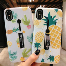 Load image into Gallery viewer, Hide Ring Stand Holder Case For iPhone 7 8 6 6s Plus