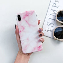 Load image into Gallery viewer, Marble Case on For Coque iphone 7 XS MAX