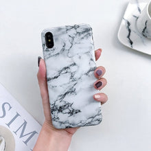 Load image into Gallery viewer, Marble Case on For Coque iphone 7 XS MAX