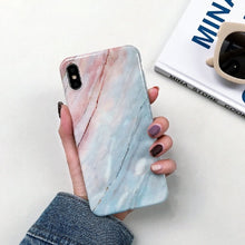 Load image into Gallery viewer, Marble Case on For Coque iphone 7 XS MAX