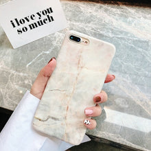 Load image into Gallery viewer, Marble Case on For Coque iphone 7 XS MAX