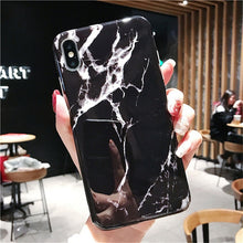 Load image into Gallery viewer, Marble Case on For Coque iphone 7 XS MAX