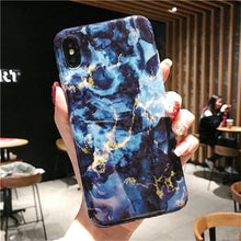 Load image into Gallery viewer, Marble Case on For Coque iphone 7 XS MAX